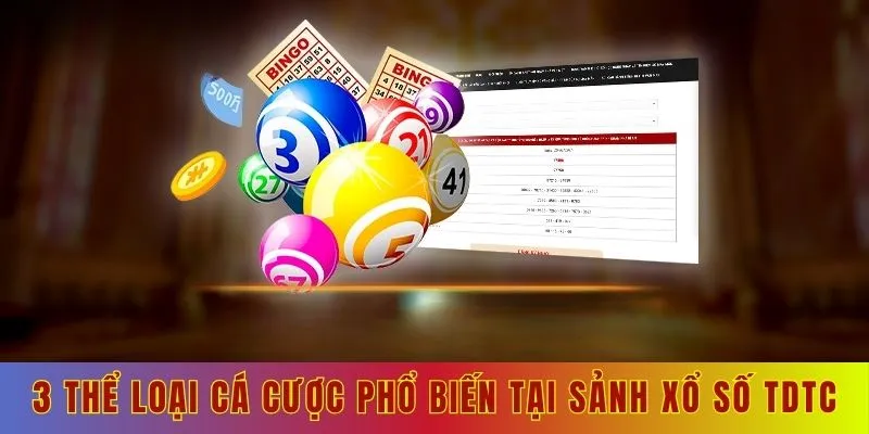 3 thể loại cá cược phổ biến tại sảnh xổ số tdtc