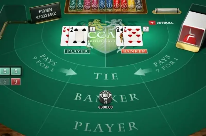 Luật chơi game baccarat tại tdtc rất đơn giản