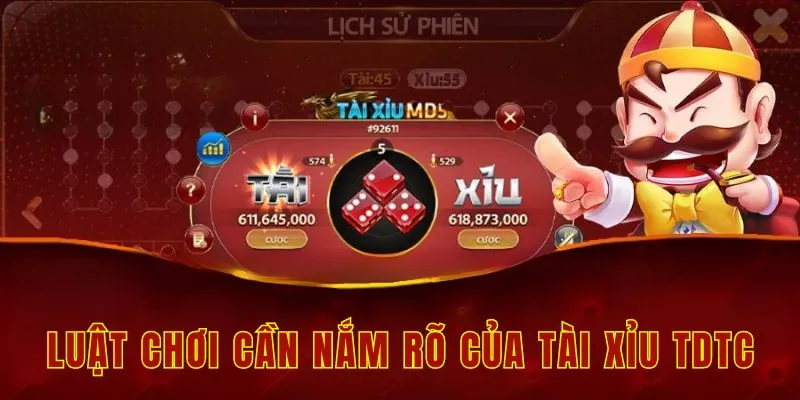 Luật chơi cần nắm rõ của tài xỉu tdtc